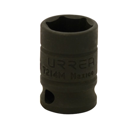 Urrea 3/8" drive 6-point tall impact socket 14MM 7214M